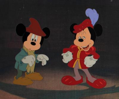 Lot #1022 Mickey Mouse production cels from The Prince and the Pauper Production Cels - Image 2