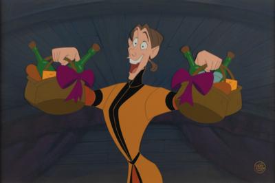 Lot #1027 Ratcliffe and Wiggins production master backgrounds and special cels from Pocahontas - Image 2