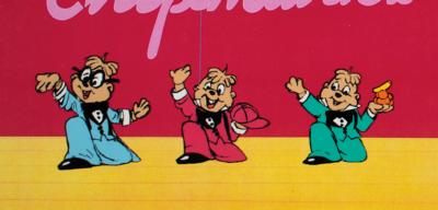 Lot #1201 Alvin, Theodore, and Simon production cel from Alvin and the Chipmunks Production Cel - Image 2