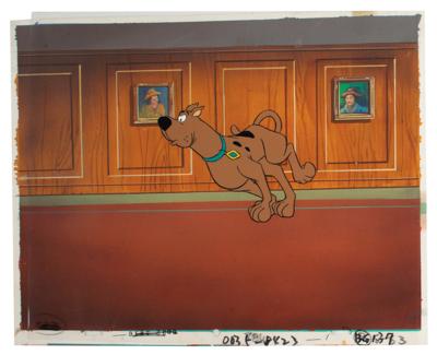 Lot #1193 Scooby-Doo production cel and production background from Scooby-Doo Production Cel and Production Background - Image 1