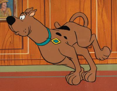 Lot #1193 Scooby-Doo production cel and production background from Scooby-Doo Production Cel and Production Background - Image 2