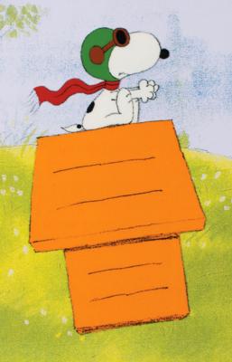 Lot #1198 Snoopy production cel from a MetLife Commercial - Image 2