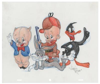 Lot #1169 Bugs Bunny, Daffy Duck, Porky Pig, and