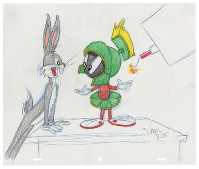 Lot #1172 Bugs Bunny and Marvin Martian original