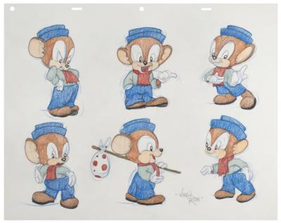 Lot #1168 Sniffles original drawing by Virgil Ross - Image 1