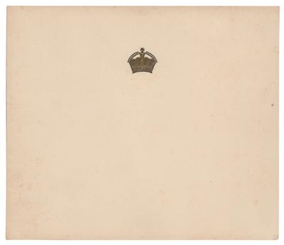 Lot #316 King George VI and Elizabeth, Queen Mother Signed 1947 Christmas Card - Image 2