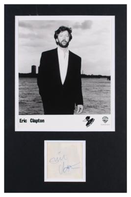 Lot #741 Eric Clapton Signature - Image 1