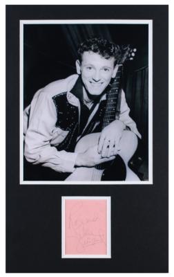 Lot #751 Gene Vincent Signature - Image 1