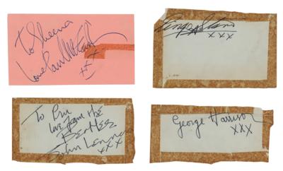 Lot #691 Beatles Signatures - Image 1
