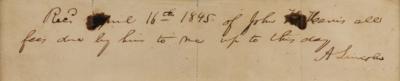Lot #26 Abraham Lincoln Autograph Document Signed - Image 2
