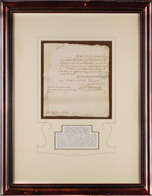 Lot #265 Henry Clay Signed Free Frank - Image 3