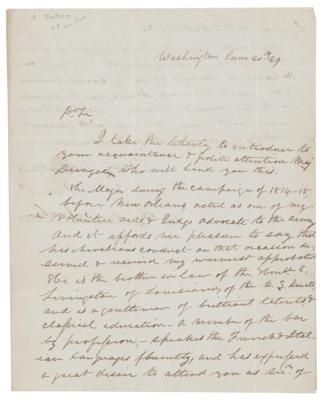 Lot #11 Andrew Jackson Letter Signed as President - Image 1