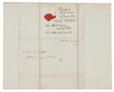 Lot #11 Andrew Jackson Letter Signed as President - Image 3