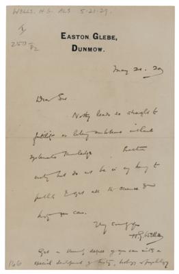 Lot #680 H. G. Wells: 