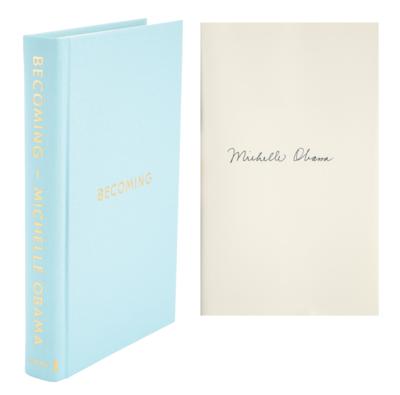 Lot #139 Michelle Obama Signed Book - Image 1