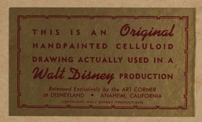 Lot #1119 Donald Duck production cel from a Disneyland television show Production Cel - Image 4