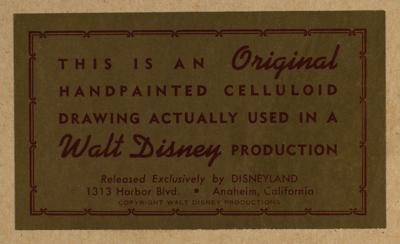 Lot #1120 Jiminy Cricket production cel from the Mickey Mouse Club Production Cel - Image 4