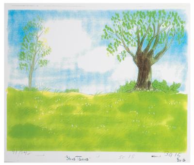 Lot #1136 Winnie the Pooh, Friend Owl, Roo, and Tigger production cel from a Disney television show Production Cel - Image 3