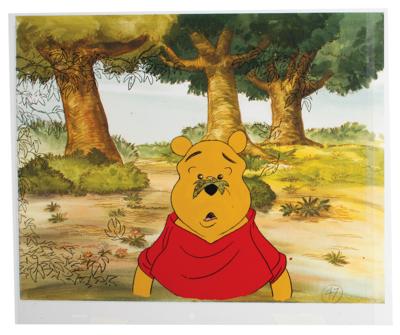 Lot #1137 Winnie the Pooh production cel from a Disney television cartoon Production Cel - Image 1