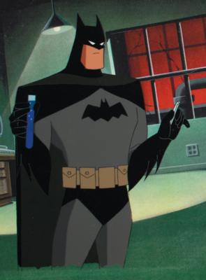 Lot #1184 Batman production cel from The New Batman Adventures Production Cel - Image 2