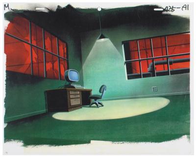 Lot #1184 Batman production cel from The New Batman Adventures Production Cel - Image 3