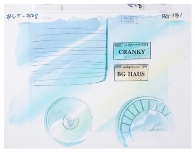 Lot #1179 Granny and Tweety Bird production cel from The Sylvester and Tweety Mysteries - Image 3