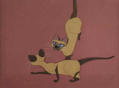 Lot #1007 Si and Am production cels from Lady and the Tramp - Image 2