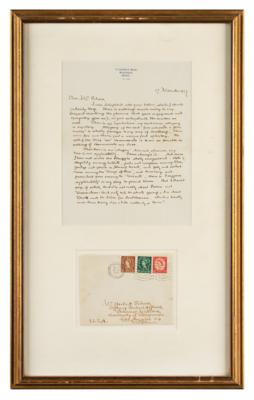 Lot #633 J. R. R. Tolkien: Marvelous, content-rich handwritten letter from Tolkien, refuting the presence of symbolism or allegory in Middle-earth: 