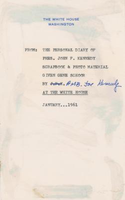 Lot #57 John F. Kennedy (5) Early Candid Photographs from His Personal Scrapbook - Image 8