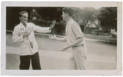 Lot #57 John F. Kennedy (5) Early Candid Photographs from His Personal Scrapbook - Image 4