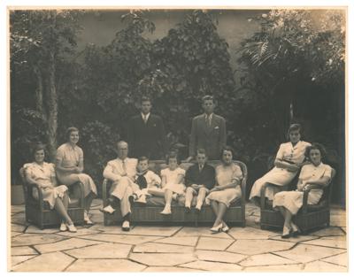 Lot #62 Kennedy Family (2) Oversized Photographs: Two magnificent oversized 1930s Kennedy family portraits, one from the files of renowned photographer Fabian Bachrach - Image 2
