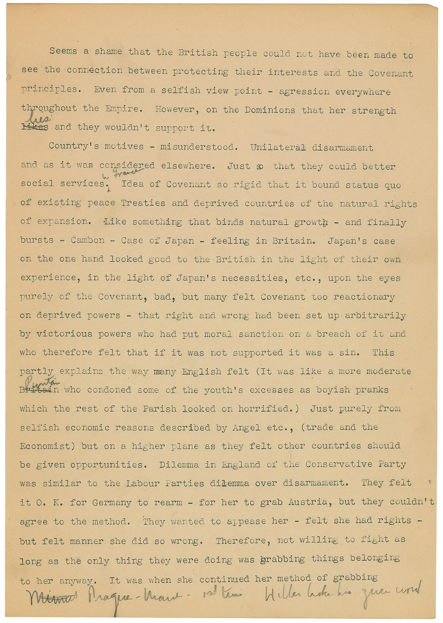 Lot #44 John F. Kennedy Hand-Corrected Thesis Draft, Harvard Yearbook, and Signed Letter - Image 9