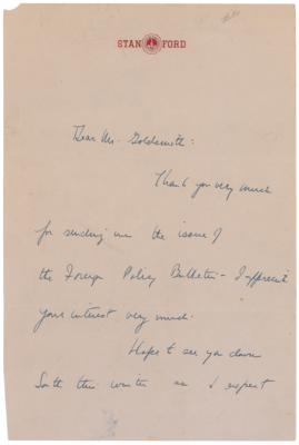 Lot #45 John F. Kennedy (3) Signed Items: First Edition of Why England Slept, ALS, and TLS - Image 5
