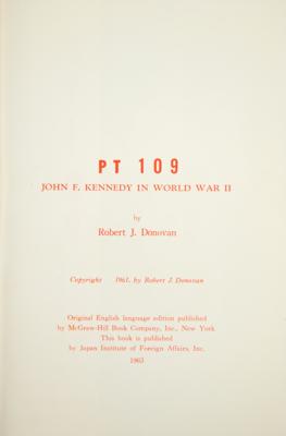 Lot #64 John F. Kennedy: Katsumori Yamashiro (2) Signed and Annotated Books - Image 2