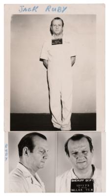 Lot #224 Jack Ruby (2) Original Mug Shots - Image 1