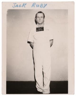 Lot #224 Jack Ruby (2) Original Mug Shots - Image 2