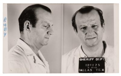 Lot #224 Jack Ruby (2) Original Mug Shots - Image 4