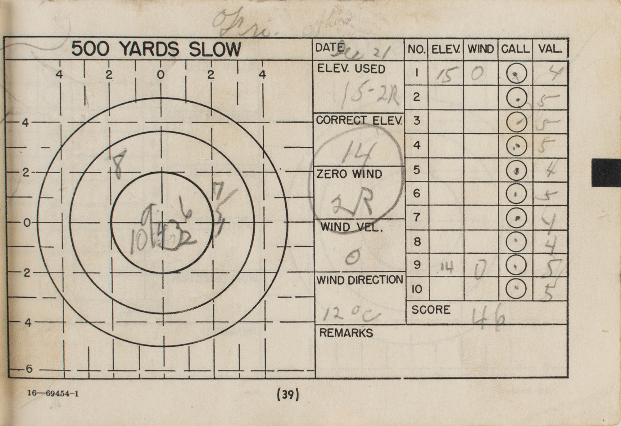 Lot #220 Lee Harvey Oswald?s US Marine Corps Rifle Score Book (Warren Commission Exhibit No. 239) - Image 2