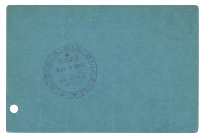 Lot #221 Lee Harvey Oswald 1953 Arrest Card - Image 2