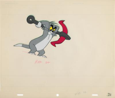 Lot #1048 Tom, Jerry, and Shark (58) production cels and matching drawings from Cannery Rodent Production Cels and Matching Drawings - Image 1