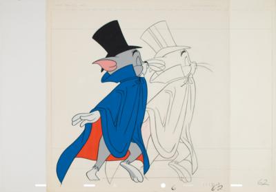Lot #1045 Tom (13) production cels and matching drawings from a Tom and Jerry cartoon Production Cels and Matching Drawings - Image 2