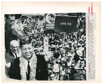Lot #61 John F. Kennedy Archive of (377) Wire Photos: Remarkable collection of 370+ original wirephotos from Kennedy's campaign, presidency, and funeral - Image 4