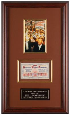 Lot #59 John F. Kennedy 1960 DNC Pass and (19) Photographs - Image 20