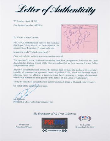 Lot #4115 The Who (7 total) Signatures with The Byrds from Ready Steady Go! - Image 12
