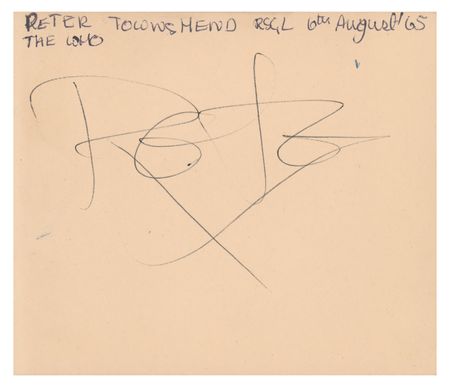 Lot #4115 The Who (7 total) Signatures with The Byrds from Ready Steady Go! - Image 5