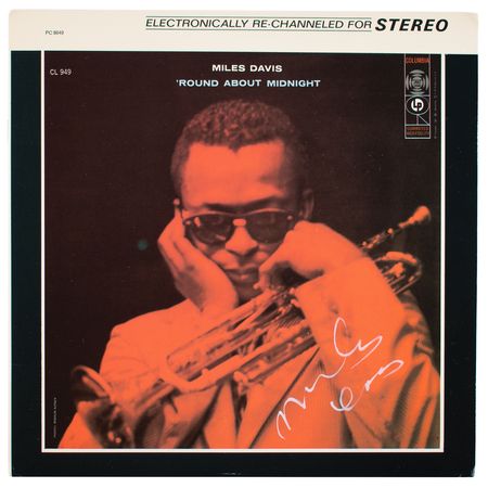 Lot #4159 Miles Davis Signed Album - Image 1