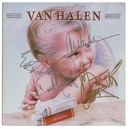 Lot #4346 Van Halen Signed Album - Image 1