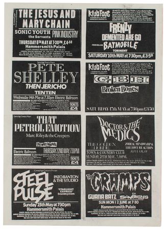 Lot #4500 Ramones Animal Boy Handbill and Pin - Image 3