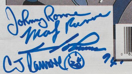 Lot #4502 Ramones Signed 'Simpsons' 1994 Goldmine Magazine - Image 2