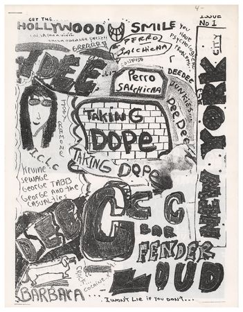 Lot #4463 Dee Dee Ramone: First Two Issues of Taking Dope Fanzine - Image 1